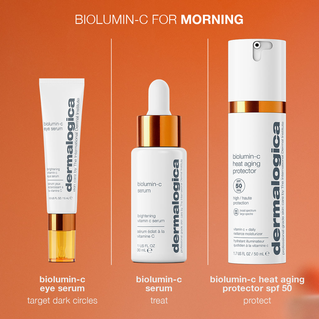 biolumin-c heat aging protector spf50 travel size