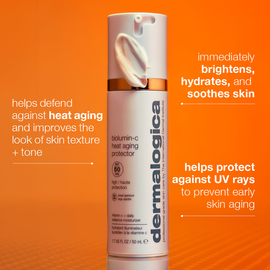 biolumin-c heat aging protector spf50 travel size