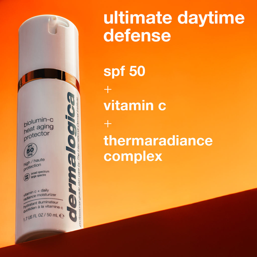 biolumin-c heat aging protector spf50 travel size
